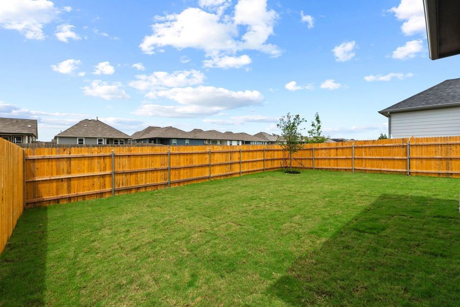 Exterior details and patio area of a home in Prairie Winds, Hutto (Image 3). Exterior details and patio area of a home in Prairie Winds, Hutto (Image 3).