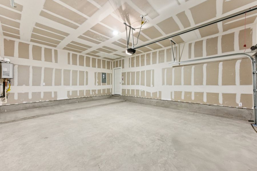 A room with a white wall and a white floor.