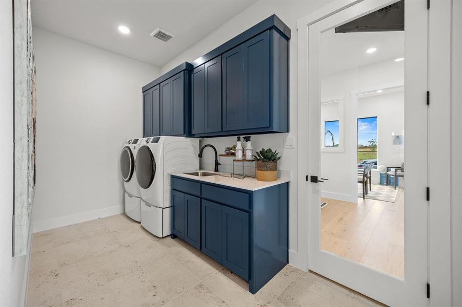 Furnished interior in a model home at The Arbors at Lakewood Village in Providence Village (Image 6). Furnished interior in a model home at The Arbors at Lakewood Village in Providence Village (Image 6).