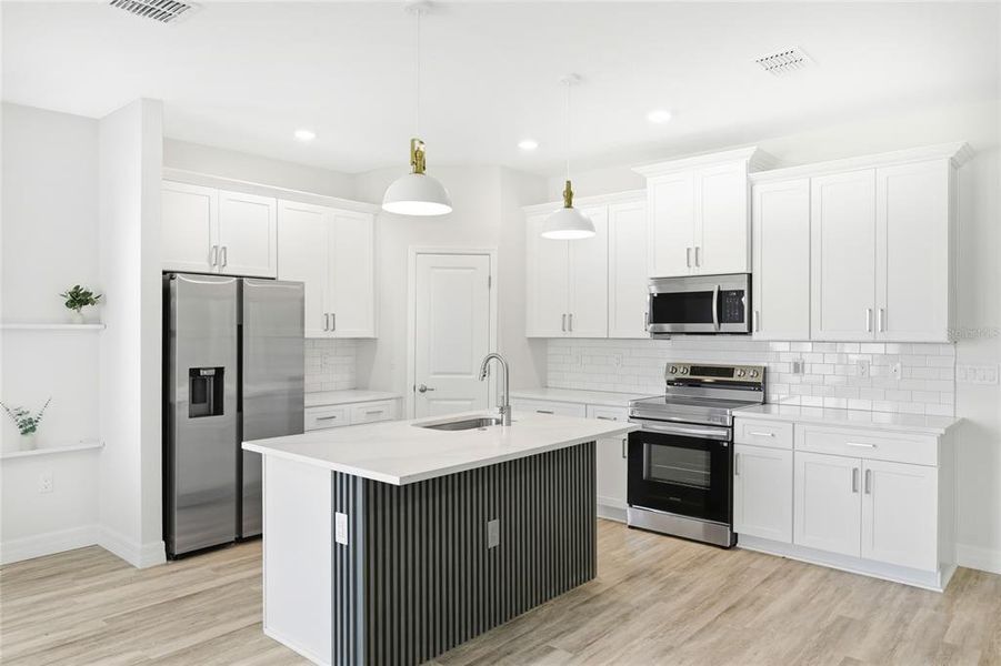 Furnished interior view inside a new home in , North Port (Image 9).