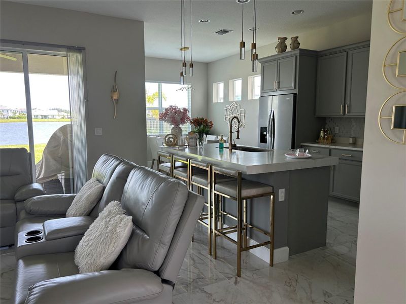 Furnished interior view inside a new home in , Loxahatchee (Image 17).