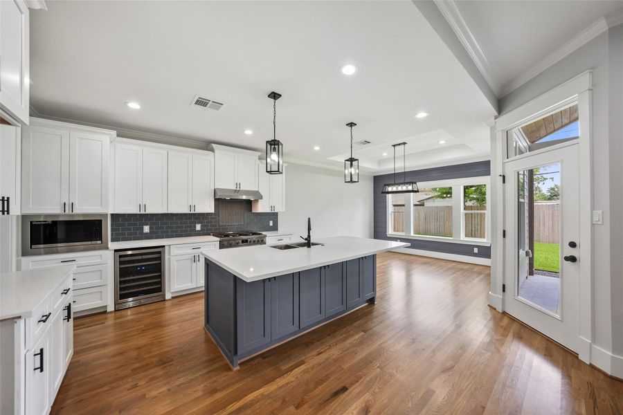 Furnished interior view inside a new home in , Houston (Image 6).