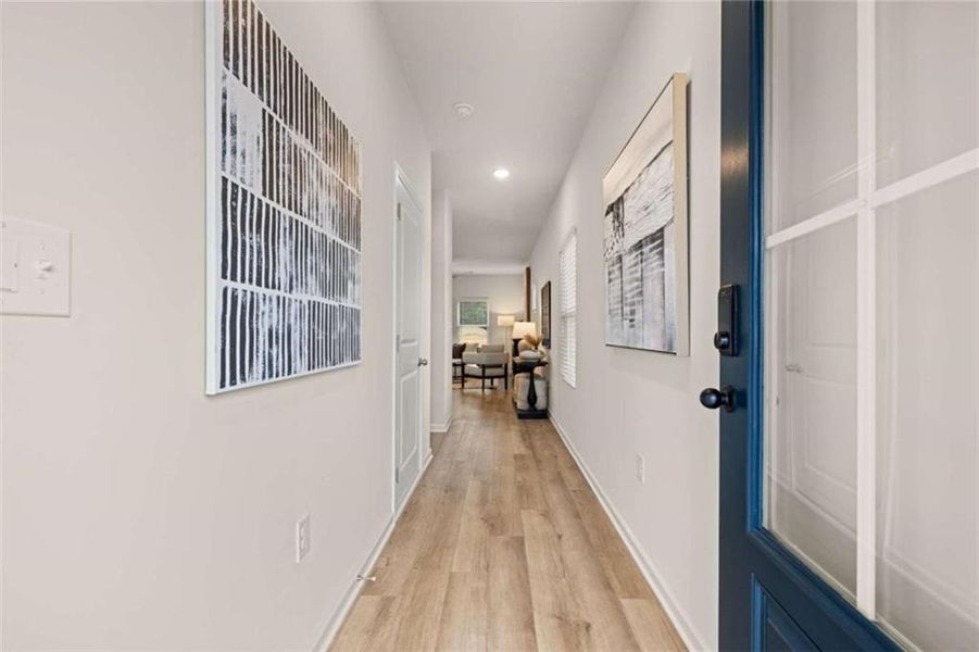 Furnished interior view inside a new home in Rivershire Place, Villa Rica (Image 40).