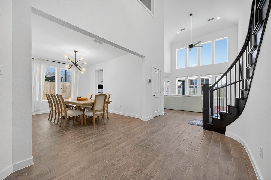 Furnished interior view inside a new home in , Richmond (Image 10). Furnished interior view inside a new home in , Richmond (Image 10).