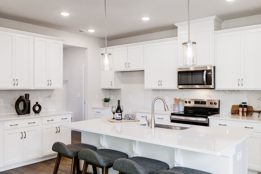 Furnished interior view inside a new home in Stonebarrow, Lillington (Image 8). Furnished interior view inside a new home in Stonebarrow, Lillington (Image 8).