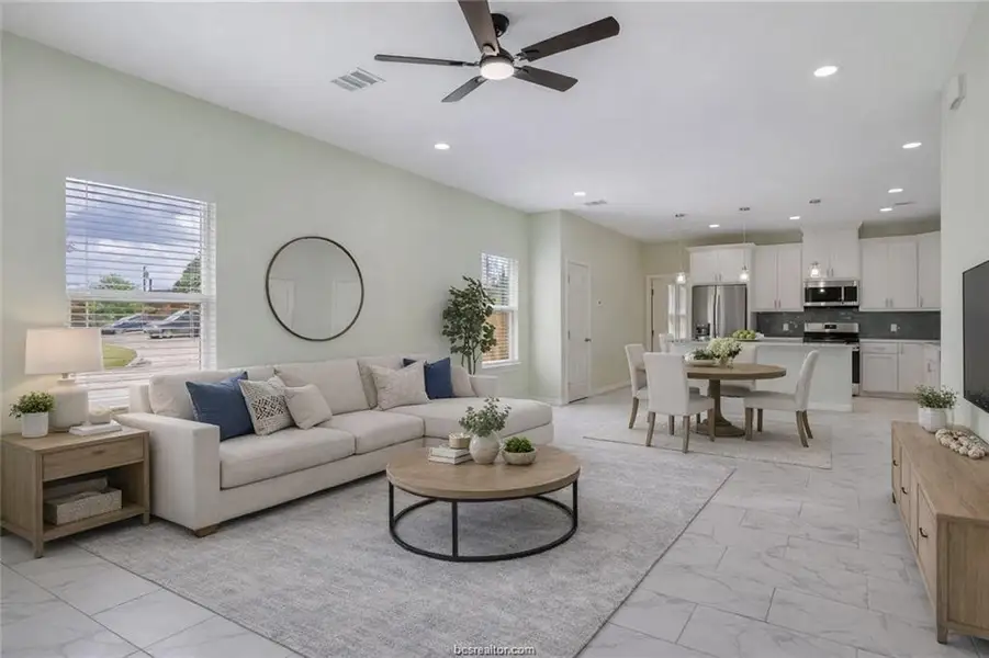 Furnished interior view inside a new home in , Bryan (Image 4).