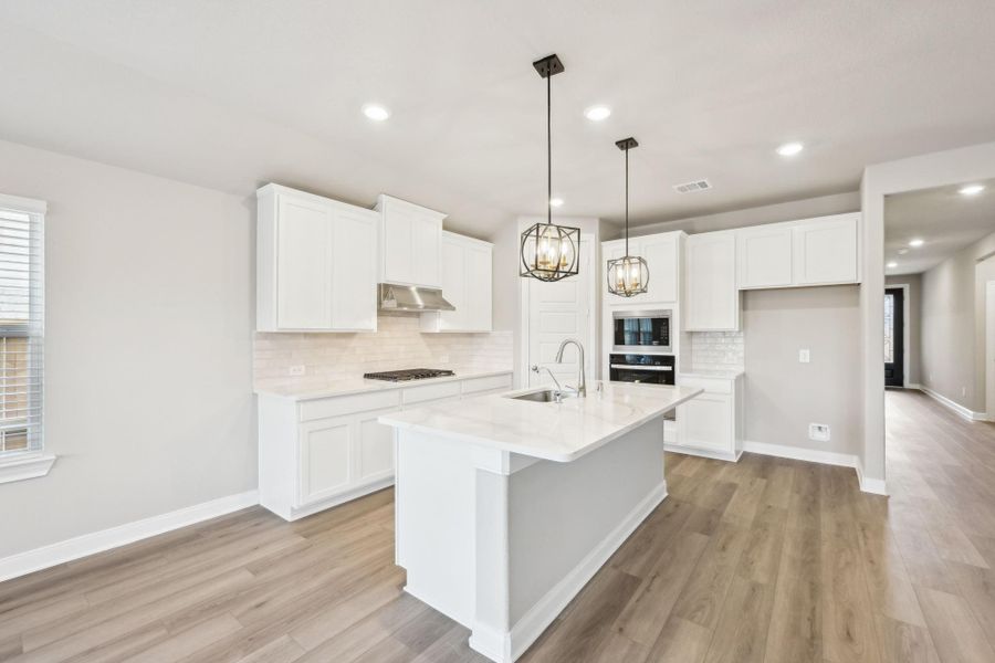 Furnished interior view inside a new home in Landing Meadows - Traditional Series, New Caney (Image 11).