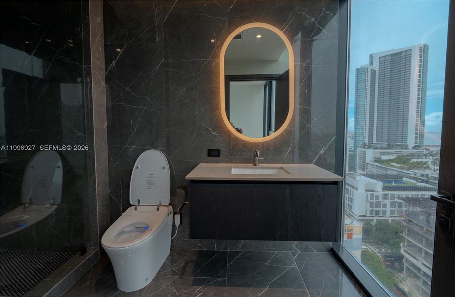 Furnished interior view inside a new home in , Miami (Image 12).