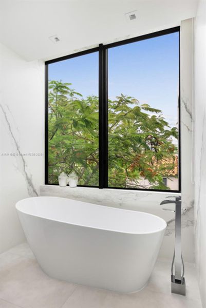 Furnished interior view inside a new home in , Miami Beach (Image 32). Furnished interior view inside a new home in , Miami Beach (Image 32).