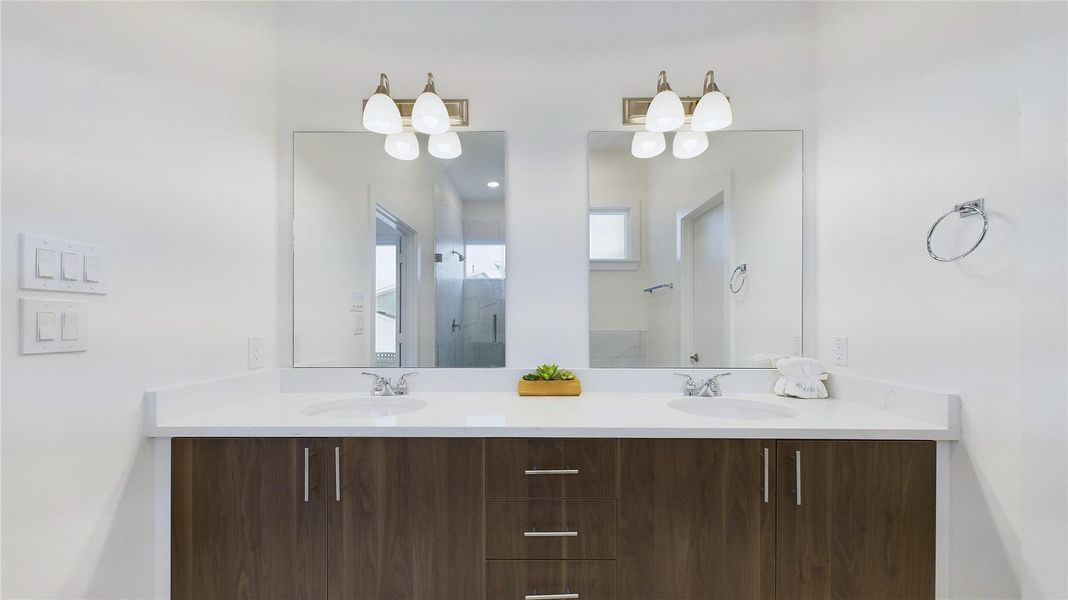 Furnished interior view inside a new home in , Houston (Image 14).