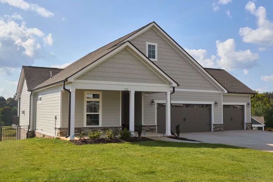 Front exterior of a home in the The Grove At Haven Hill community, located in Lenoir City, TN (Image 13).