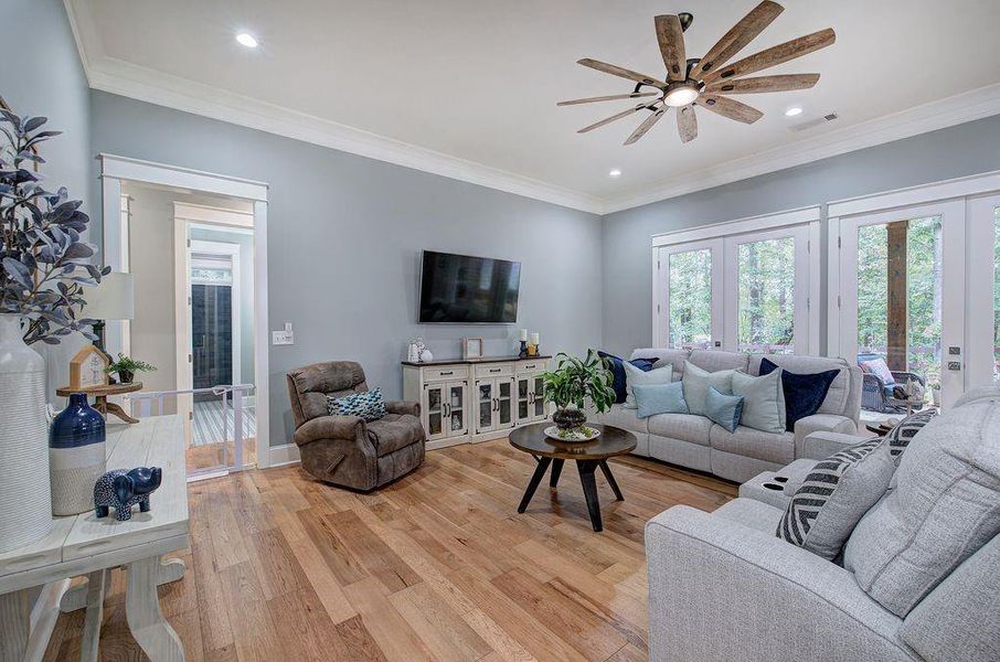 Furnished interior view inside a new home in , Cartersville (Image 22).