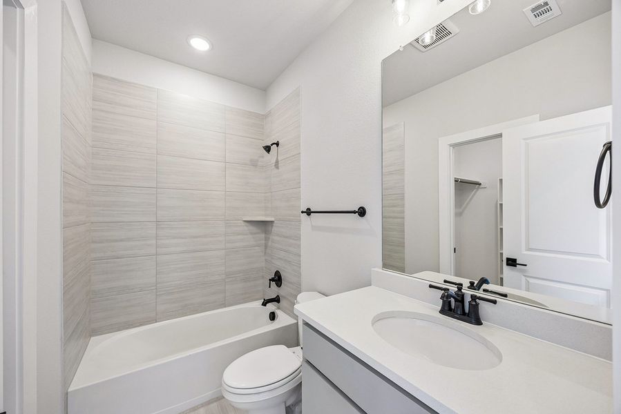 Representative furnished interior of a home built from the Sydney by Landon Homes in Fields - East Village, Frisco (Image 18). Representative furnished interior of a home built from the Sydney by Landon Homes in Fields - East Village, Frisco (Image 18).