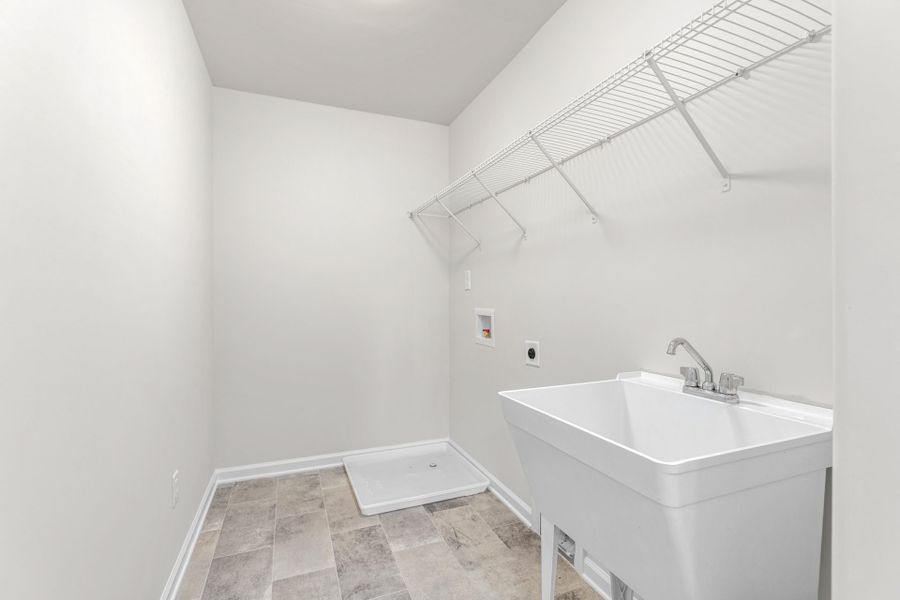 Representative furnished interior of a home built from the Greensboro by Keystone Homes NC in The Wilcox, Greensboro (Image 37).
