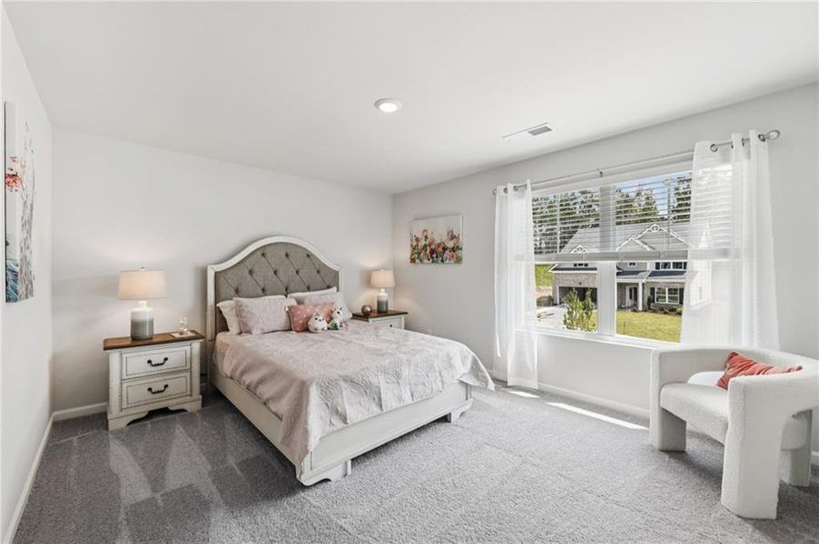 Furnished interior view inside a new home in The Hills at Cedar Creek, Winder (Image 33).