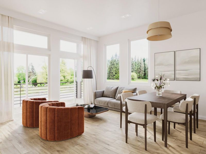 Sunroom featuring plenty of natural light