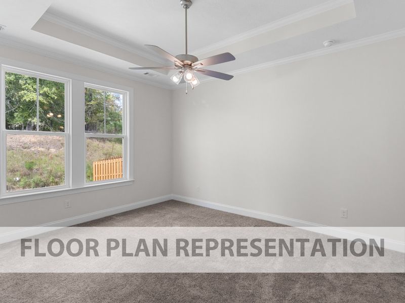 Spacious, unfurnished interior of a new home in Sinclair at Crawford Creek, Grovetown (Image 14).