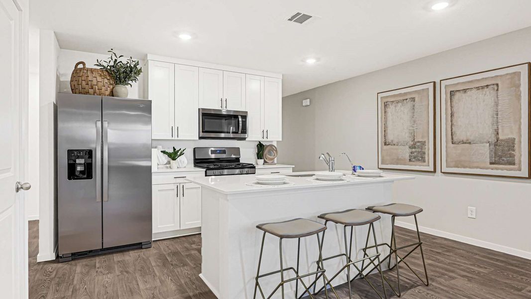 Furnished interior view inside a new home in Milo Farms, Needville (Image 7).