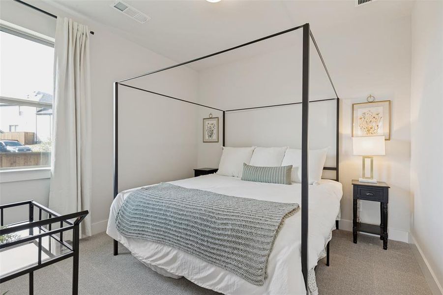 Furnished interior view inside a new home in Reunion, Rhome (Image 18).