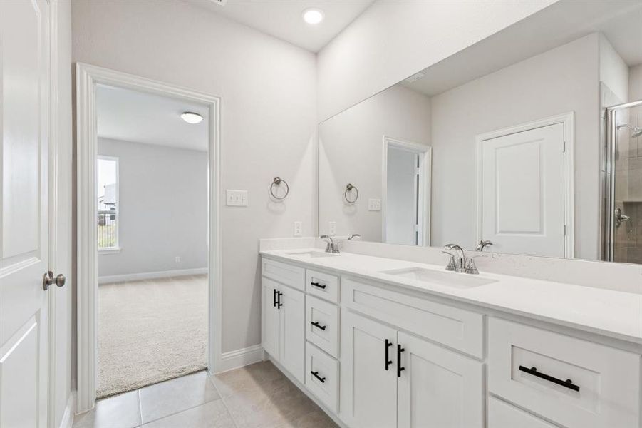 Furnished interior view inside a new home in AnaCapri, Anna (Image 10). Furnished interior view inside a new home in AnaCapri, Anna (Image 10).