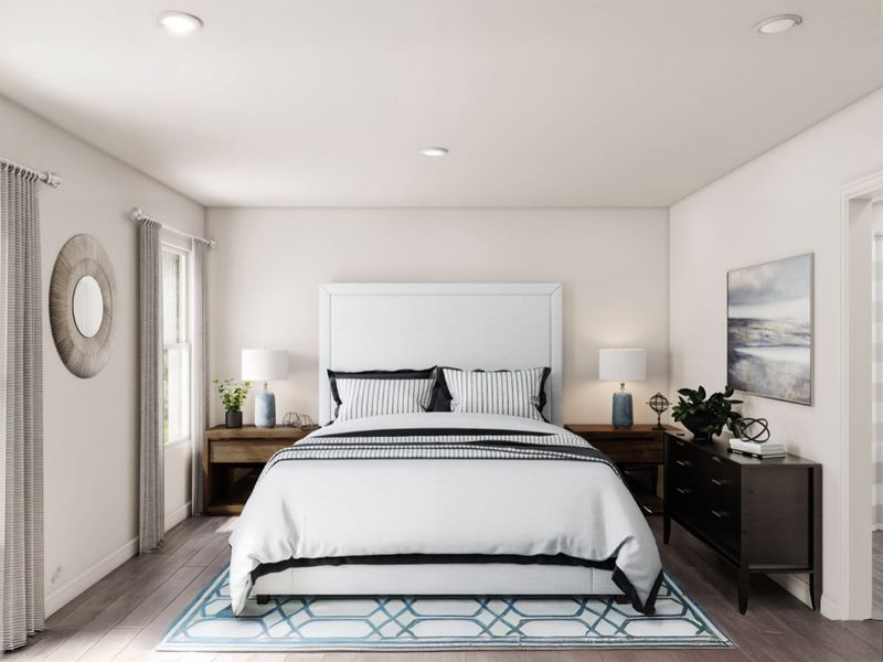 Representative furnished interior of a home built from the Monroe by National HomeCorp in Forest Ridge, Edgefield (Image 7).