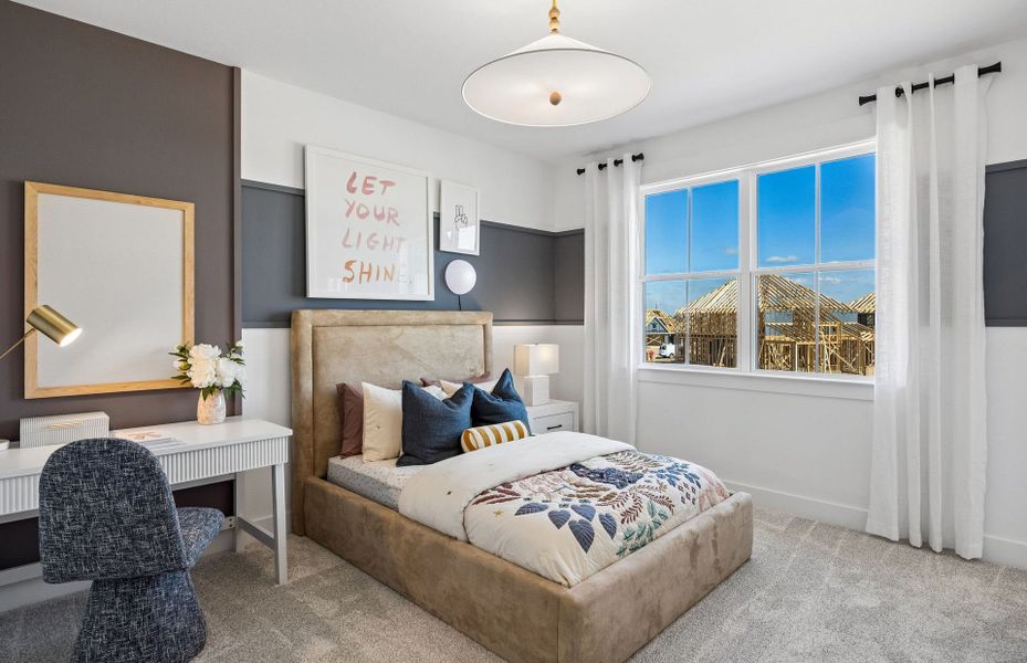 Representative furnished interior of a home built from the Ferris by Pulte Homes in Ryehill, Rosenberg (Image 11).