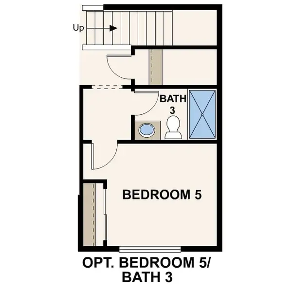 2D floor plan layout of this home in , Surprise, AZ (Image 3).