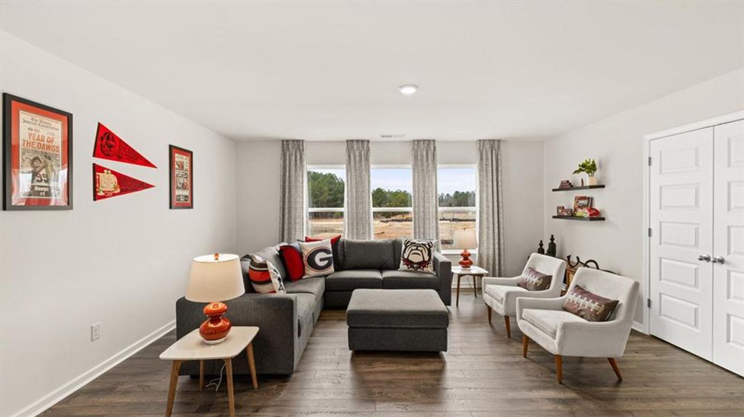 Furnished interior view inside a new home in Heritage Pointe, Senoia (Image 28).