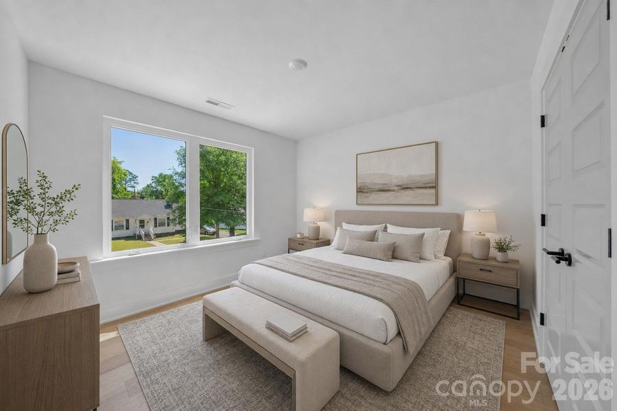 Furnished interior view inside a new home in , Charlotte (Image 12).