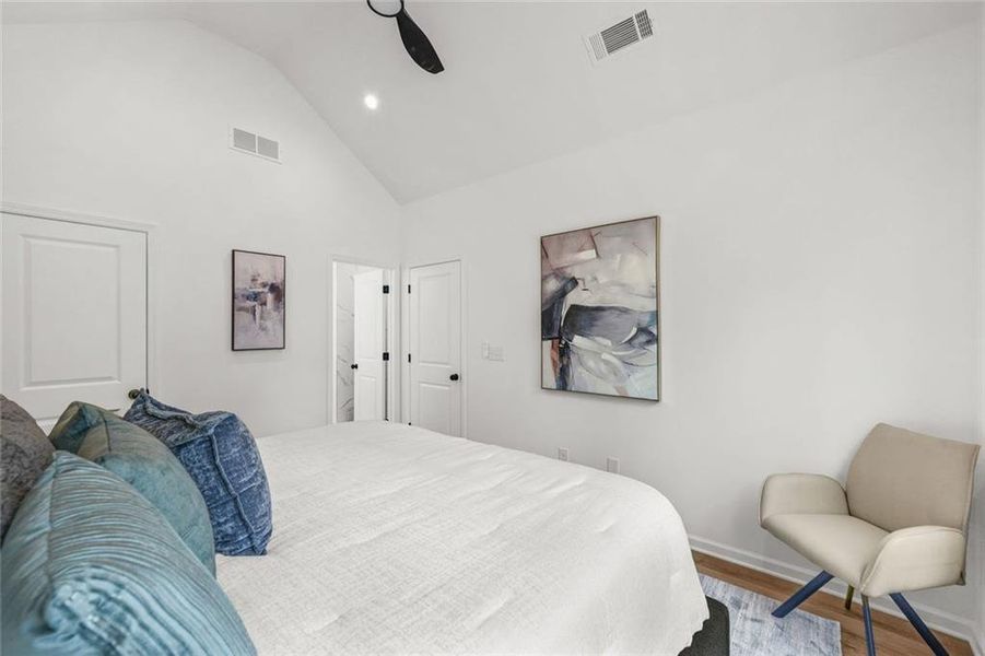 Furnished interior view inside a new home in , Atlanta (Image 9).