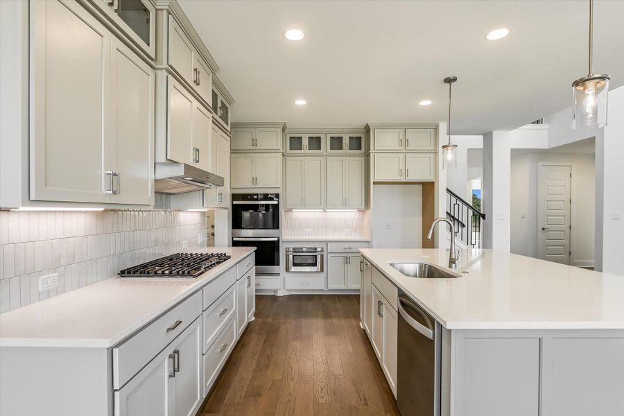 Furnished interior view inside a new home in Leander Estates, Leander (Image 7).
