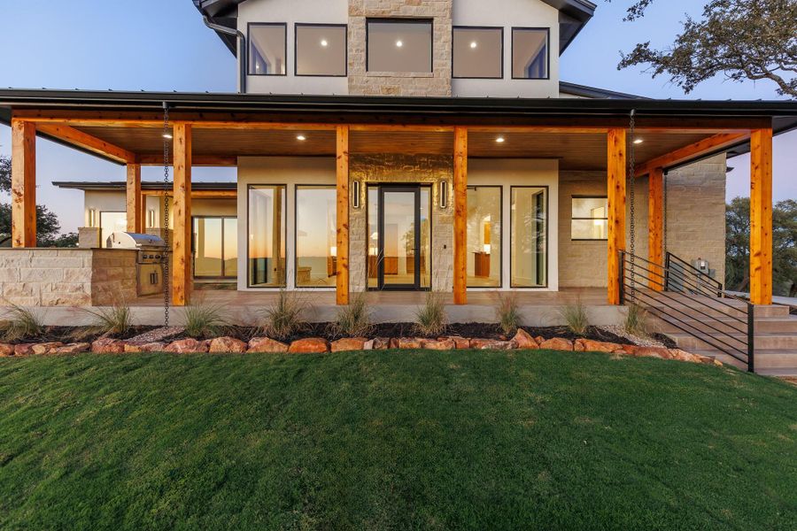 Exterior details and patio area of a home in , Horseshoe Bay (Image 24).
