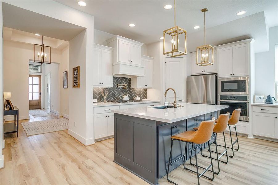 Furnished interior view inside a new home in Walsh 70', Fort Worth (Image 23).