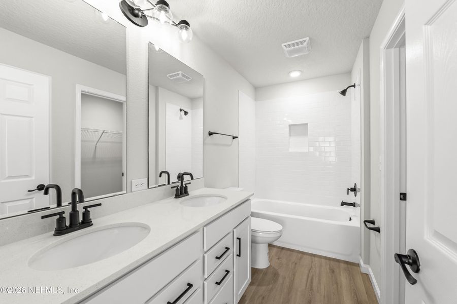 Furnished interior view inside a new home in , Jacksonville (Image 9).