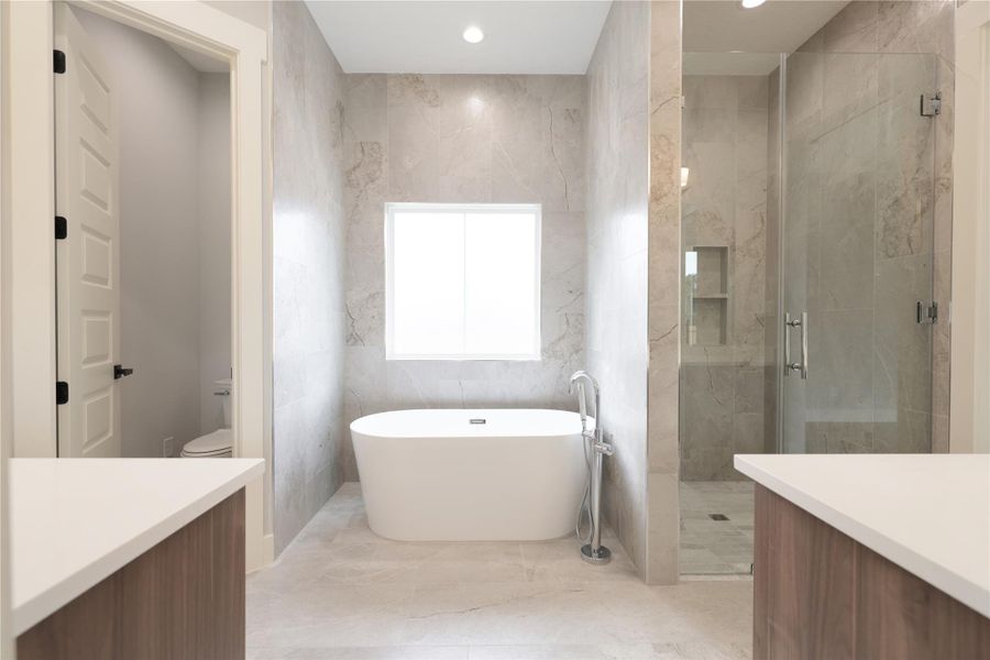 Primary bathroom Primary bathroom