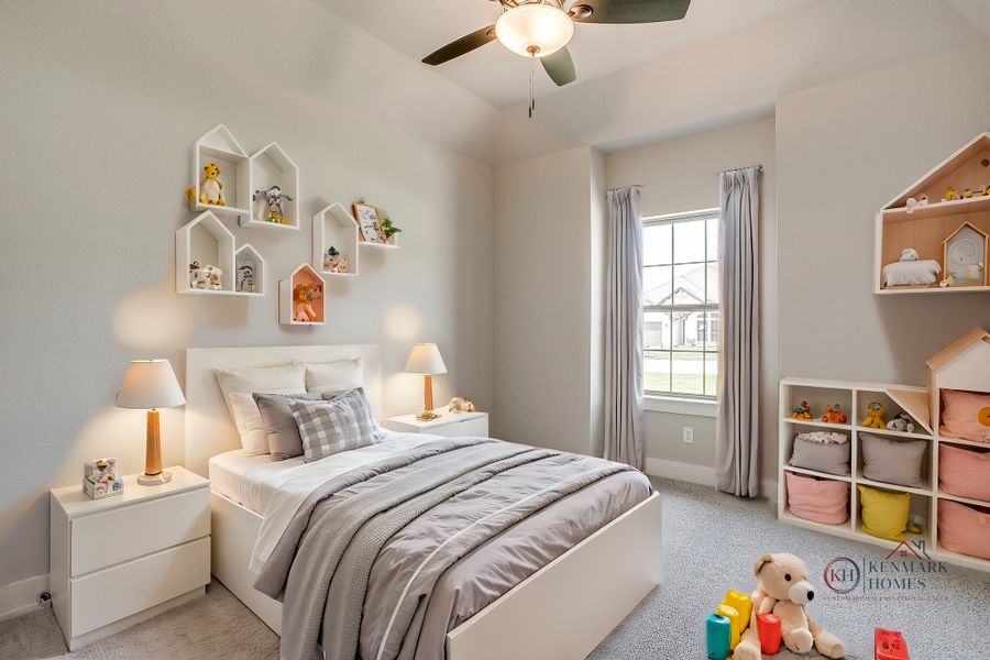 Representative furnished interior of a home built from the The Abilene by Kenmark Homes in Coyote Crossing, Godley (Image 11). Representative furnished interior of a home built from the The Abilene by Kenmark Homes in Coyote Crossing, Godley (Image 11).