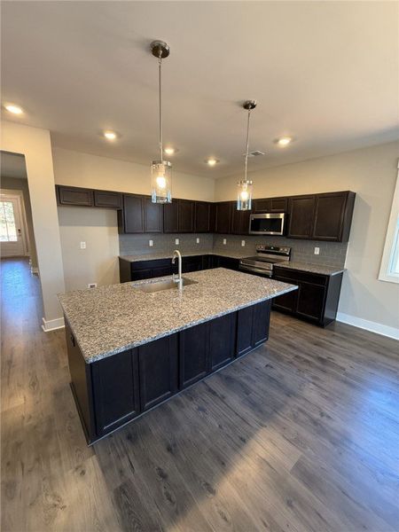 Furnished interior view inside a new home in The Meadows at Midway, Anderson (Image 4).