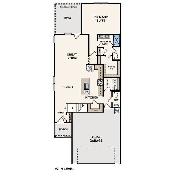2D floor plan layout for the Silverbell by Century Communities in MiraVerde, Crowley, TX (Image 8). 2D floor plan layout for the Silverbell by Century Communities in MiraVerde, Crowley, TX (Image 8).