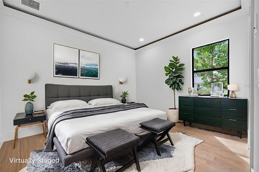 Furnished interior view inside a new home in , Sarasota (Image 17).