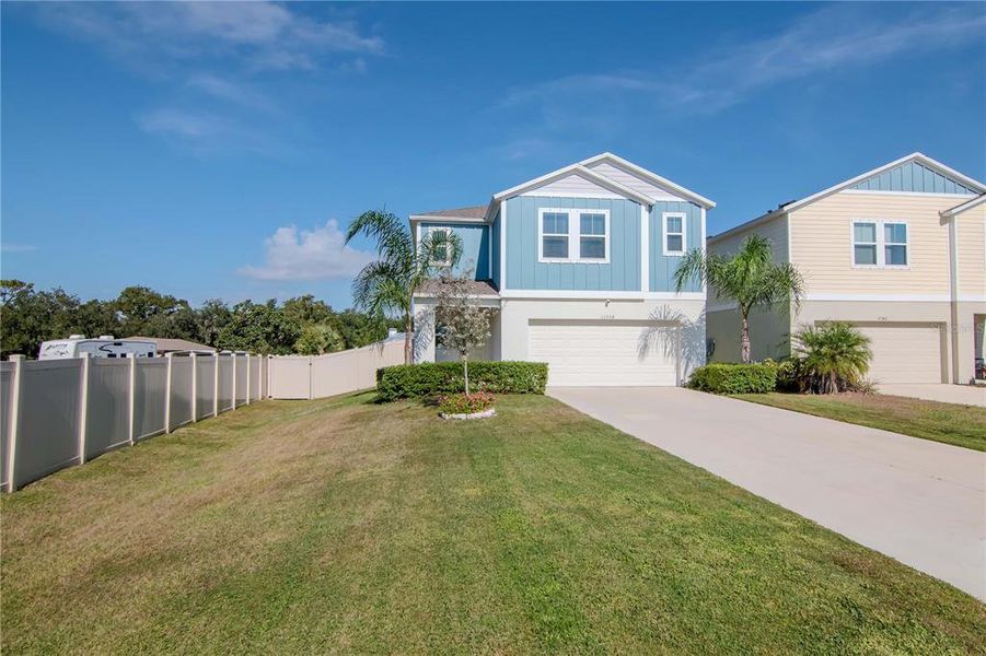 Exterior details and patio area of a home in Bell Creek Landing, Riverview (Image 21). Exterior details and patio area of a home in Bell Creek Landing, Riverview (Image 21).