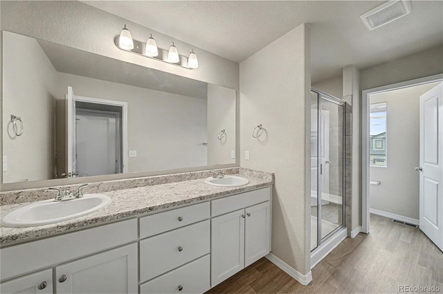Furnished interior view inside a new home in , Colorado Springs (Image 11).
