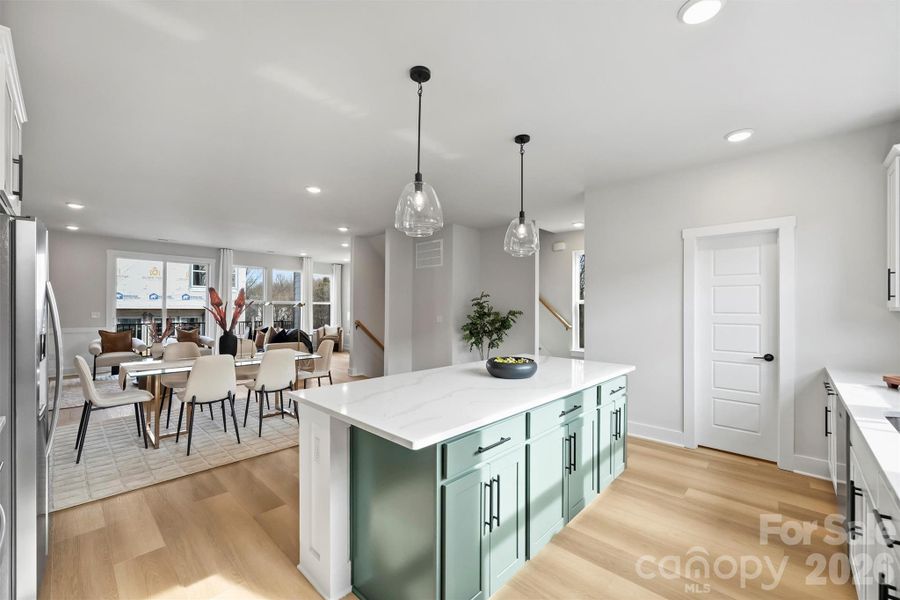 Furnished interior view inside a new home in , Charlotte (Image 5).