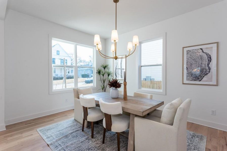 Furnished interior view inside a new home in , East Point (Image 13).