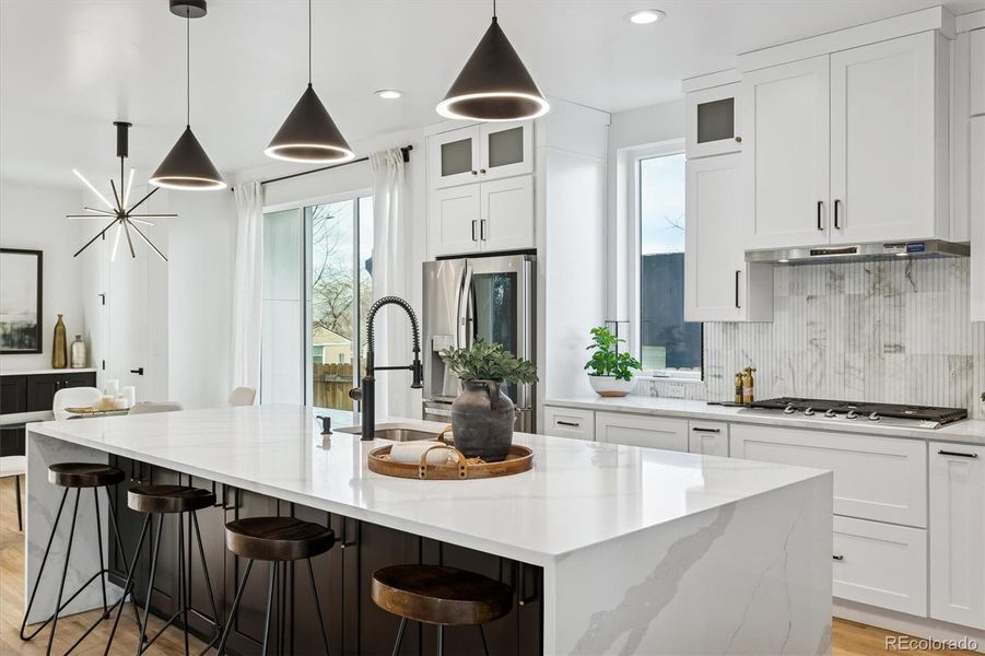 Furnished interior view inside a new home in , Denver (Image 10).