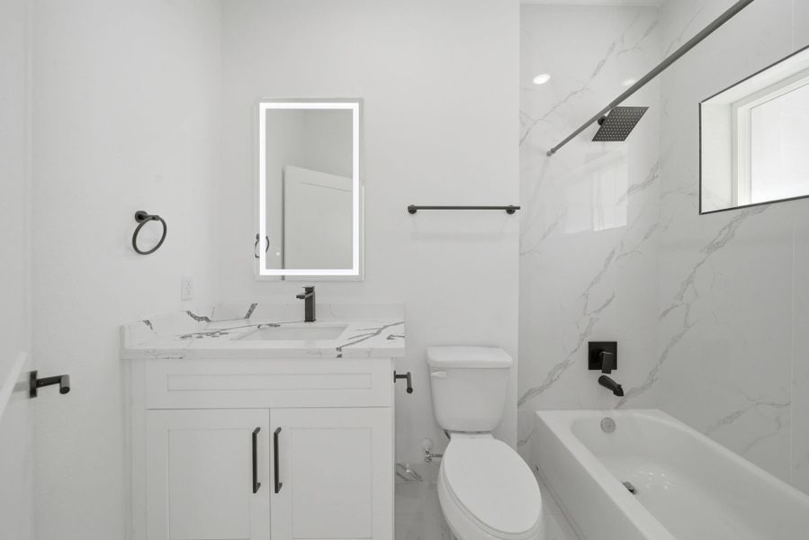 Furnished interior view inside a new home in , Houston (Image 8).