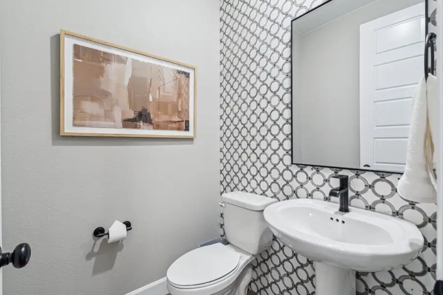 Furnished interior view inside a new home in Trailstone, Arvada (Image 37).