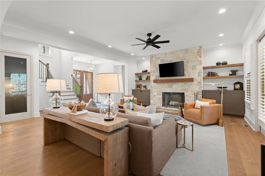 Furnished interior view inside a new home in , Marietta (Image 50). Furnished interior view inside a new home in , Marietta (Image 50).