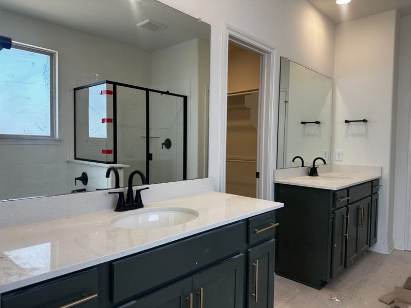 Furnished interior view inside a new home in Sunterra, Katy (Image 4).