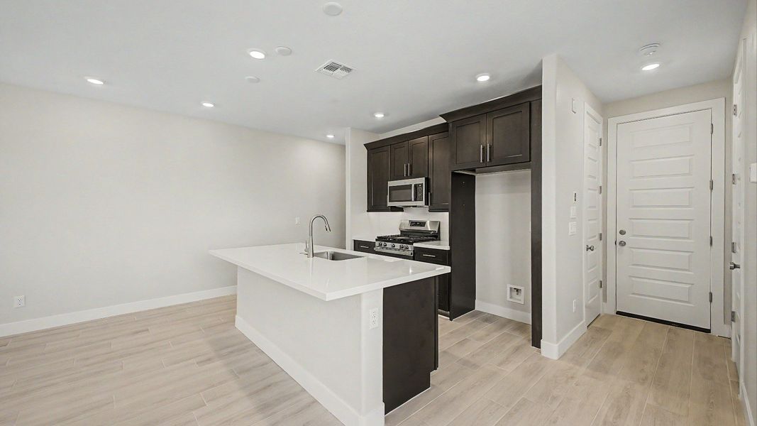 Furnished interior view inside a new home in Surprise City Center, Surprise (Image 29). Furnished interior view inside a new home in Surprise City Center, Surprise (Image 29).