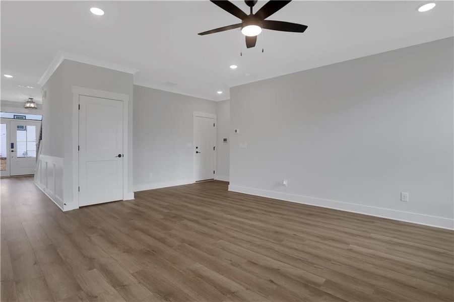 Spacious, unfurnished interior of a new home in Twin Lakes, Hoschton (Image 50). Spacious, unfurnished interior of a new home in Twin Lakes, Hoschton (Image 50).